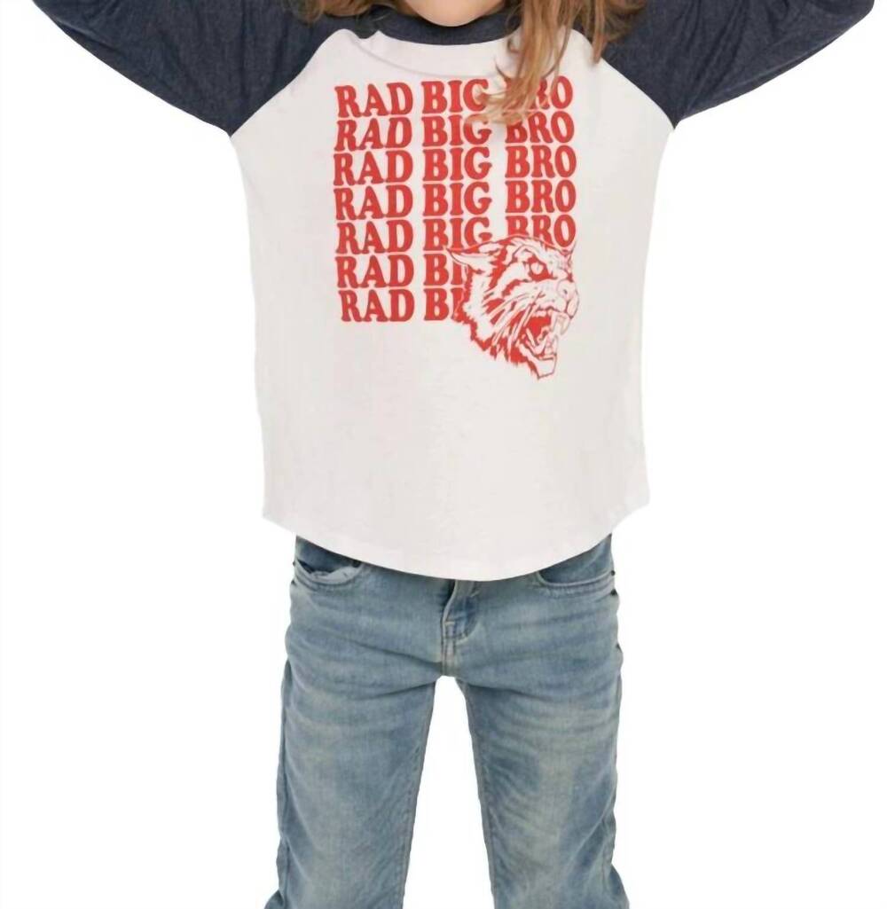 NEW CHASER rad big bro tee in white